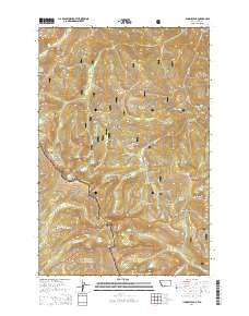 Illinois Peak 2014 topographic map thumbnail
