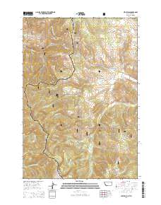 Lemhi Pass 2014 topographic map thumbnail