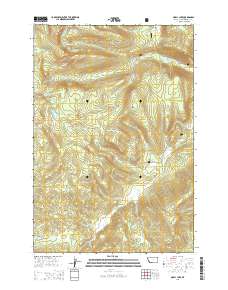 Odell Lake 2014 topographic map thumbnail