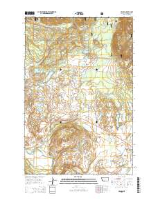 Ovando 2014 topographic map thumbnail