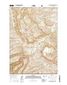 Willow Creek Dam SW 2014 topographic map thumbnail