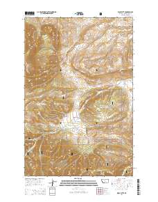 Wolf Butte 2014 topographic map thumbnail