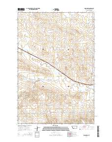 Woodrow 2014 topographic map thumbnail