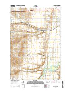Walker Hill 2014 topographic map thumbnail