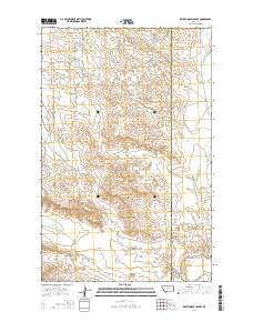 White Horse Coulee 2014 topographic map preview