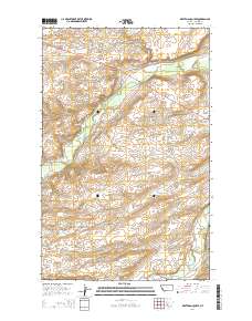 White Man Coulee 2014 topographic map thumbnail