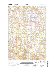 Ziegele Coulee 2014 topographic map thumbnail