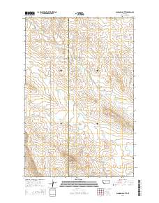 Diamond G Butte 2014 topographic map thumbnail