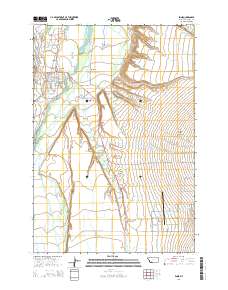 Ennis 2014 topographic map thumbnail