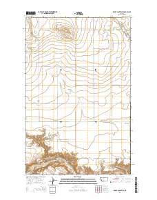 Rocky Coulee SW 2014 topographic map thumbnail