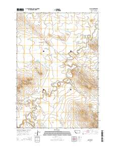 Albion 2014 topographic map thumbnail