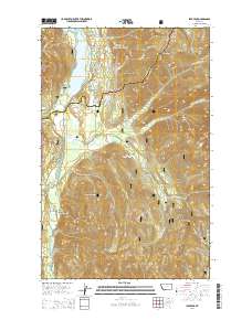Ibex Peak 2014 topographic map thumbnail