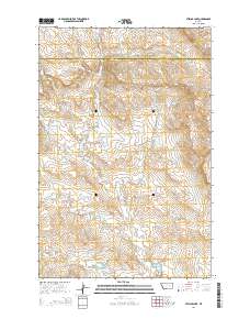 Stellar Lake 2014 topographic map thumbnail
