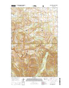 Half Dome Crag 2014 topographic map thumbnail