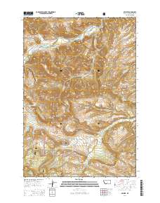 Beehive 2014 topographic map thumbnail