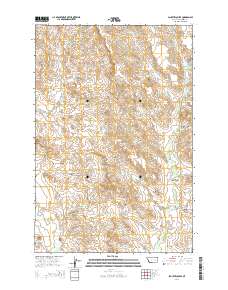 Schultz Coulee 2014 topographic map thumbnail