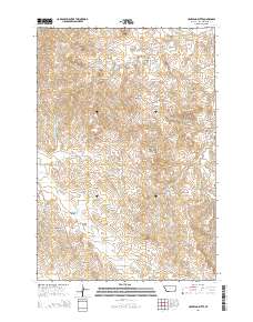 Lightning Butte 2014 topographic map thumbnail