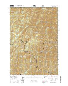 Horse Creek Pass 2014 topographic map thumbnail