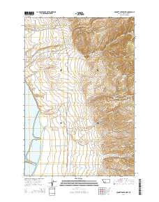 Gurnett Creek West 2014 topographic map thumbnail