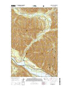 Smeads Bench 2014 topographic map thumbnail