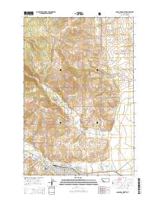Anaconda North 2014 topographic map thumbnail