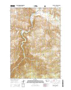 Bear Trap Creek 2014 topographic map thumbnail