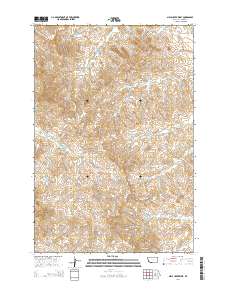 Mills Creek West 2014 topographic map thumbnail