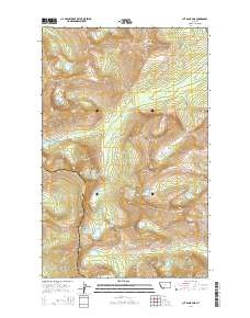 Cut Bank Pass 2014 topographic map thumbnail