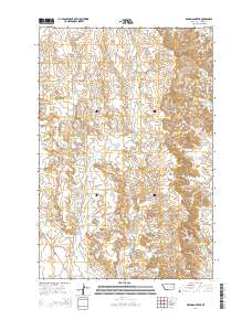 Deadman Creek 2014 topographic map thumbnail