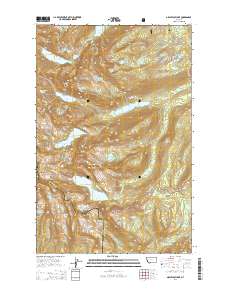 Gray Wolf Lake 2014 topographic map thumbnail