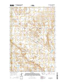 N Bar Coulee 2014 topographic map thumbnail