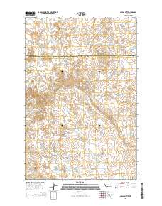 Needle Butte 2014 topographic map thumbnail