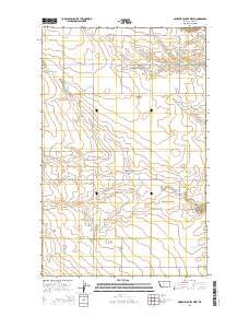 Ninemile Coulee West 2014 topographic map thumbnail
