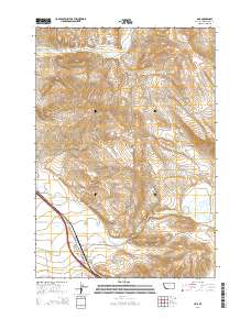 Lima 2014 topographic map thumbnail