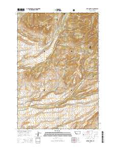 Ibex Mountain 2014 topographic map thumbnail