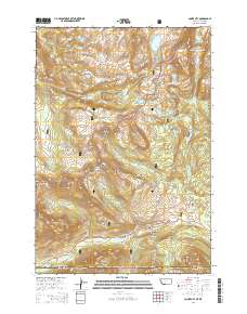 Cooke City 2014 topographic map thumbnail