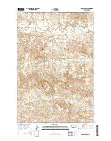 Maxwell Coulee 2014 topographic map thumbnail