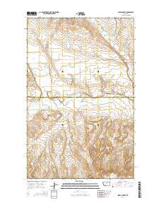 Jakes Coulee 2014 topographic map thumbnail