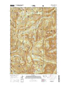 Pikes Peak 2014 topographic map thumbnail