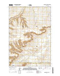 Locomotive Butte 2014 topographic map thumbnail