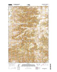 Lone Indian Butte 2014 topographic map thumbnail