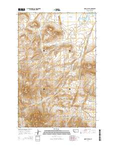Mount Cecelia 2014 topographic map thumbnail