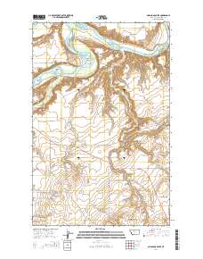 O'Hanlon Coulee 2014 topographic map thumbnail