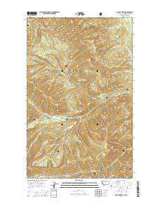 Mount Hefty 2014 topographic map thumbnail