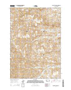 Pine Butte School 2014 topographic map thumbnail
