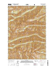 Trapper Peak 2014 topographic map thumbnail