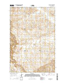 Shell Butte 2014 topographic map thumbnail