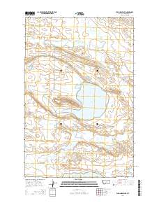 Wild Horse Lake 2014 topographic map thumbnail