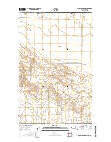 Wild Horse Lake West 2014 topographic map thumbnail