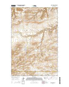 Uphill Creek 2014 topographic map thumbnail